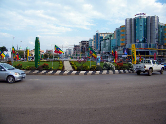 Bole-Addis-Ababa-roundabout