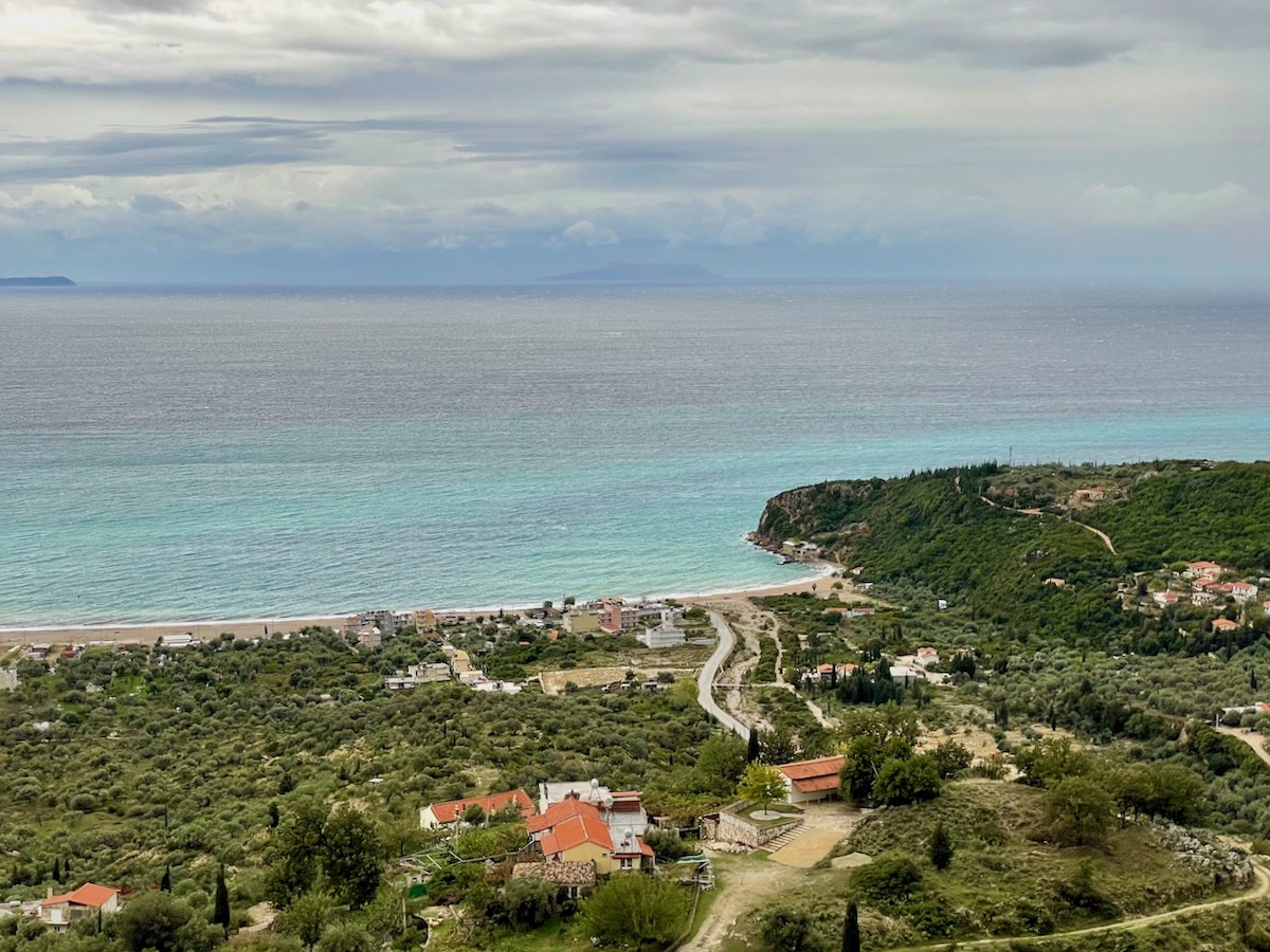 livadi-beach-from-himara-castle