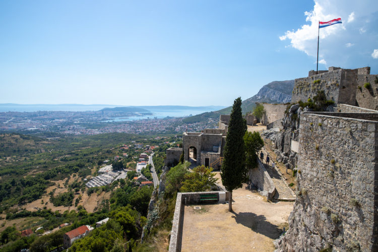 Epic views of Split and the Adriatic coast from Klis Fortress