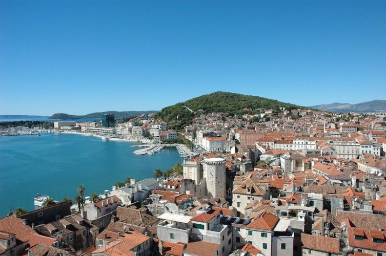 Great views over Split's Old City from Saint Domnius Cathedral bell tower