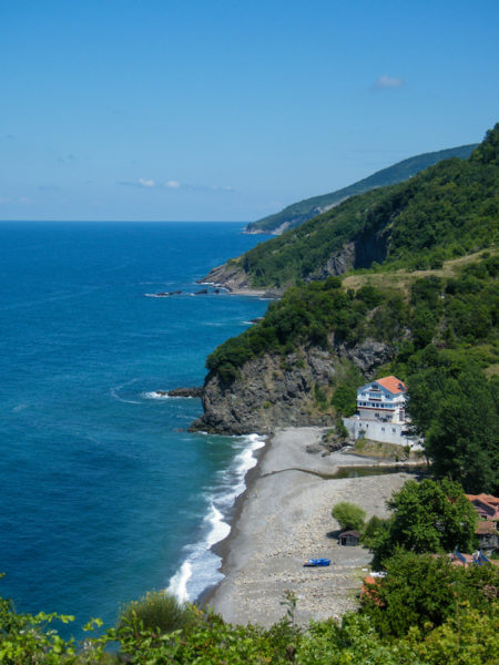 View-of-the-sea-and-beach-from-a-lookout-point-on-the-Amasra-to-Sinop-coastal-drive