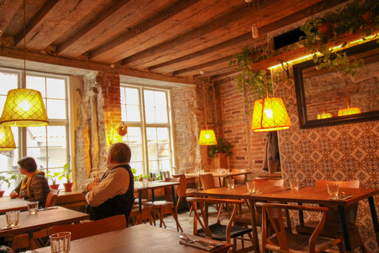 Inside-a-fancy-restaurant-in-Tallinn's-Old-Town