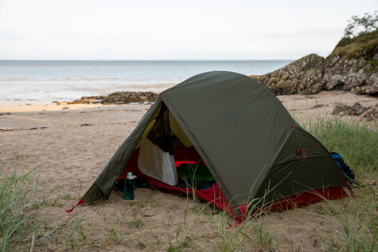 msr-hubba-hubba-nx-2-wild-camping-on-a-beach-in-scotland