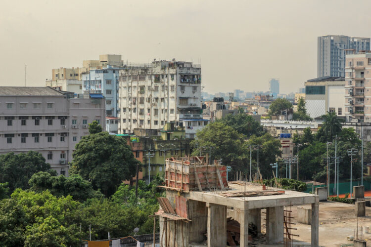 View of Kolkata from my apartment