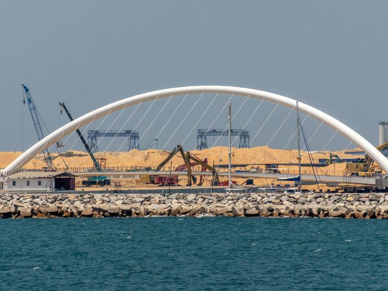 Colombo Port City under construction