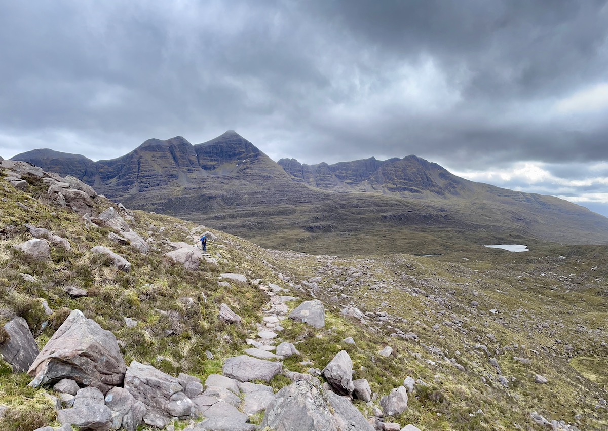 Path leading to Coire Mhic Fhearchair in Wester Ross