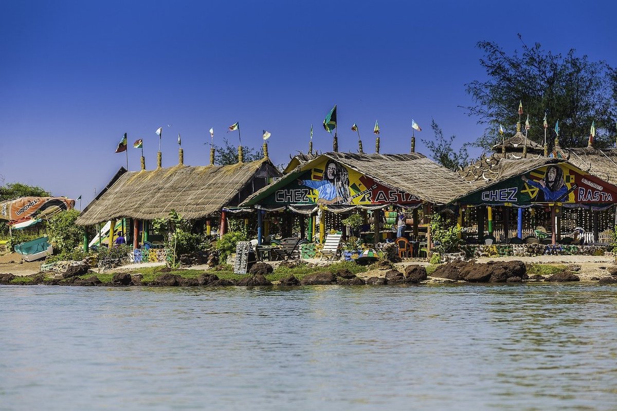 senegal-coastal-village-with-thatched-roof