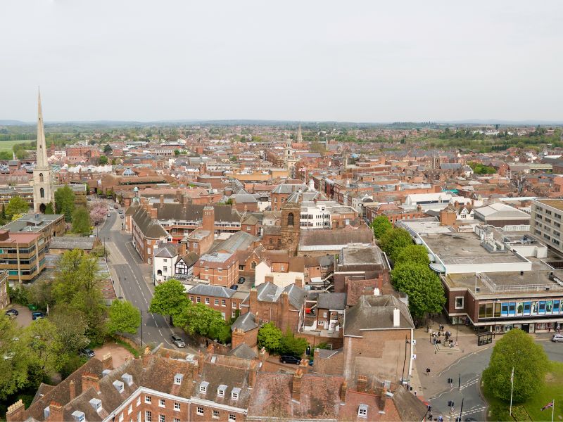 view-from-top-of-worcester-cathedral-tower