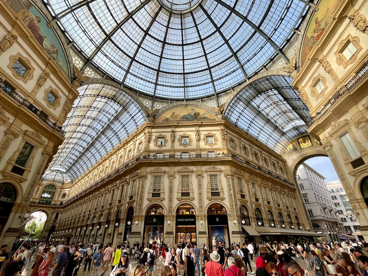 Galleria Vittorio Emanuele II shopping arcade in Milan