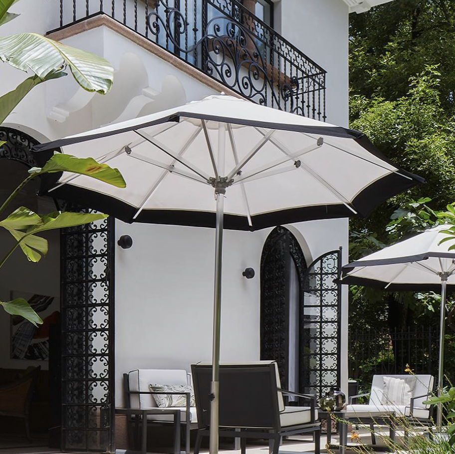 Outdoor terrace of casa polanco hotel boutique one of the best boutique hotels in mexico city