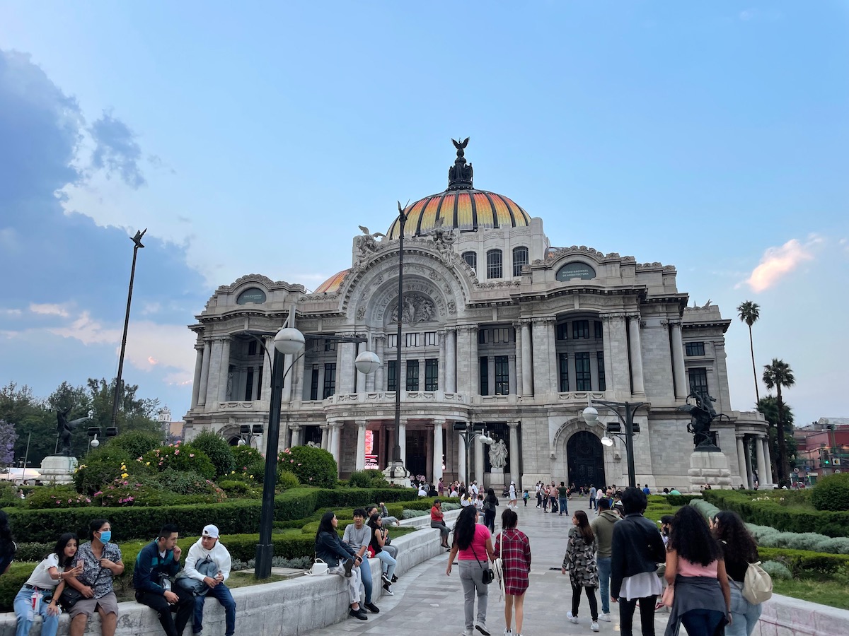 Palacio de Bellas Artes in Centro Historico mexico city