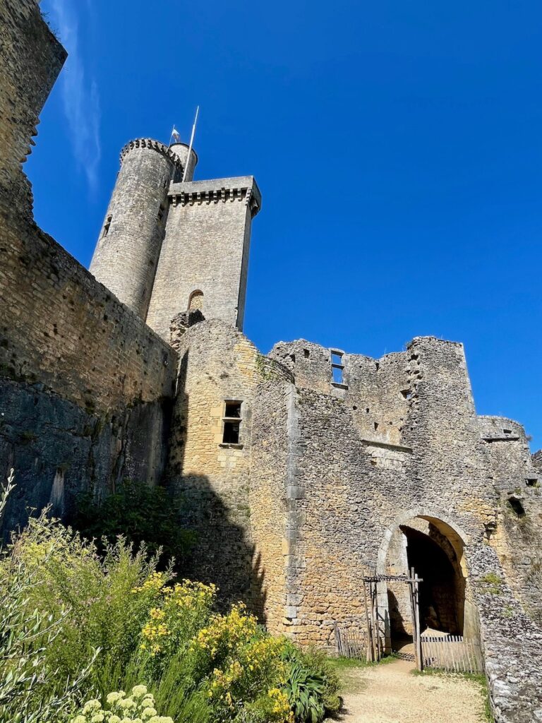 Crumbling walls and soaring towers of Chateau de Bonaguil